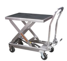 Стол подъемный передвижной 300 кг 330-910 мм (830x500 мм) TOR BS30S (нержавеющая сталь)