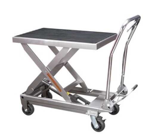 Стол подъемный передвижной 300 кг 330-1240 мм TOR BS30S (нержавеющая сталь)