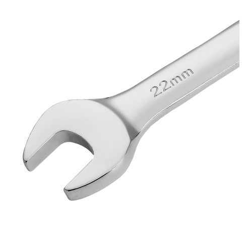Ключ комбинированный, с трещеткой, 22 мм Denzel