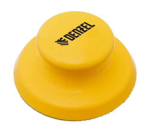 Брусок для шлифования, круглый, 125 мм, с "липучкой"// Denzel