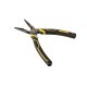 Длинногубцы 200мм, эксц. шарнир,+30% к силе реза, СrV, TPR рук., Hanskonner