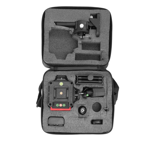 Лазерный уровень м-призм. ML 360-4 Pro SET, 30 м, акк. Li 3000 мАч, состоит из 2 частей MTX