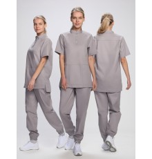 Костюм женский Сити-002 (тк.Смесовая,145) MedLine, св.серый Костюм женский Сити-002 (тк.Смесовая,145) MedLine, св.серый