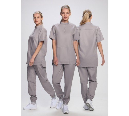 Костюм женский Сити-002 (тк.Смесовая,145) MedLine, св.серый Костюм женский Сити-002 (тк.Смесовая,145) MedLine, св.серый
