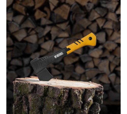 Топор-колун, F3, 640 гр, двухкомпонентная рукоятка, 320 мм// Denzel