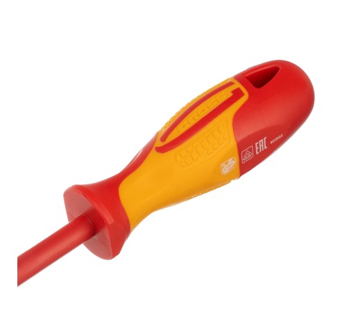 Отвертка диэлектрическая SL6.5 х 150 мм, CrMo, до 1000 В, двухкомпонентная рукоятка Gross