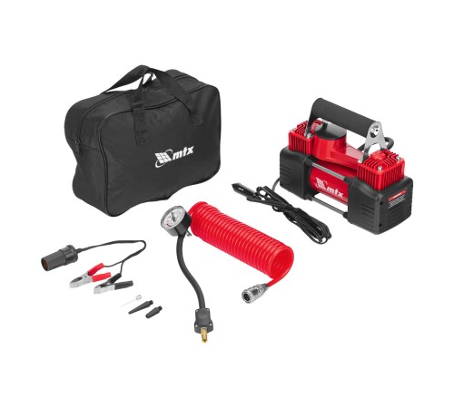 Компрессор автомобильный C-65, 12 В, 10 атм., 65 л/мин MTX