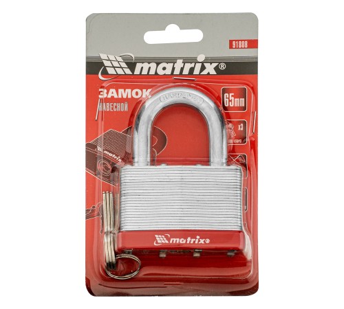 Замок навесной, 65 мм Matrix Замок навесной, 65 мм Matrix