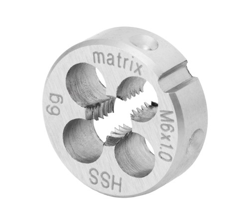 Плашка М6 х 1 мм, Р6М5 Matrix