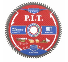 Диск пильный по дереву P.I.T. ACTW12-255T80