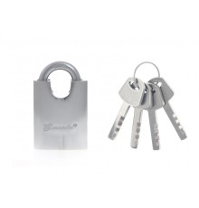 Замок навесной, защищенная дужка 50 мм Matrix