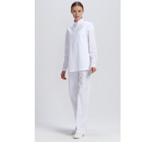 Костюм женский ХАССП-Стандарт NEW (тк.Смесовая,160), белый