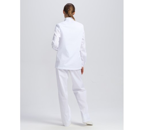 Костюм женский ХАССП-Стандарт NEW (тк.Смесовая,160), белый