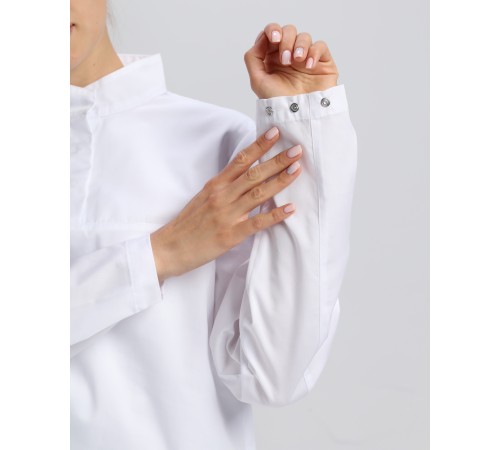 Костюм женский ХАССП-Стандарт NEW (тк.Смесовая,160), белый