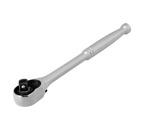 Ключ-трещотка 1/2", CrV, 120 зубьев, цельнометаллический, хром Gross Ключ-трещотка 1/2", CrV, 120 зубьев, цельнометаллический, хром Gross