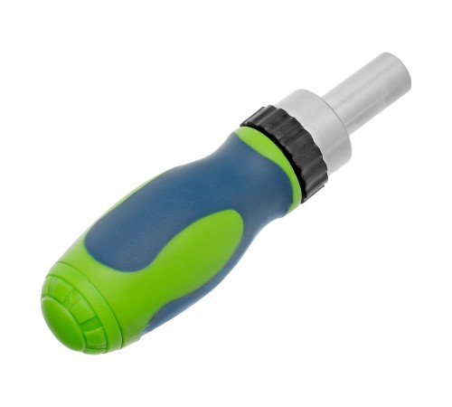 Отвертка ревер. + биты, 41 пред., PH+PZ+SL+H+T, CrV, 2к рукоятка Сибртех