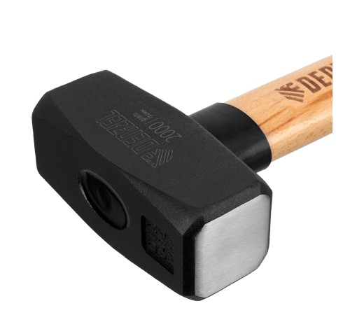 Кувалда, 2000 г, кованая головка, буковая рукоятка Denzel