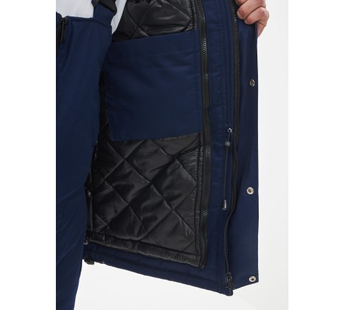 Костюм зимний Сибер-Премиум СОП UZ (тк.Смесовая,240) п/к, т.синий/васильковый