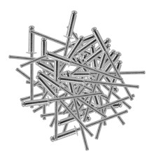 Заклепки алюминиевые, 1/8"-1/2", 3 х 12 мм, 50 шт Denzel