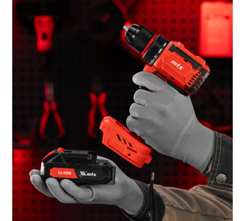 Дрель-шуруповерт аккумуляторная бесщет. CDS-BL-20, Li-Ion, 20 В// MTX