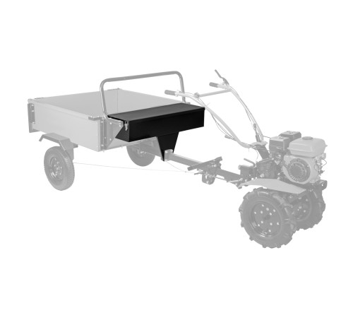 Ящик-сиденье для мотоблочного прицепа B-500 Denzel