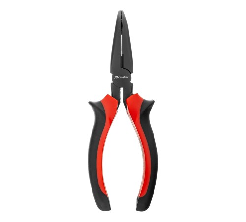 Длинногубцы изогнутые Black Nickel, 160 мм, двухкомпонентные рукоятки Matrix