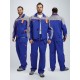 Костюм Союз-Профессионал-1 CH МВО (тк.Смесовая,240) брюки, васильковый/св.серый/оранжевый