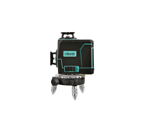 Уровень лазерный 12 зелёных лучей,поворотн.платф,2 аккум.,пульт д/у, Sturm!