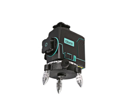 Уровень лазерный 12 зелёных лучей,поворотн.платф,2 аккум.,пульт д/у, Sturm!