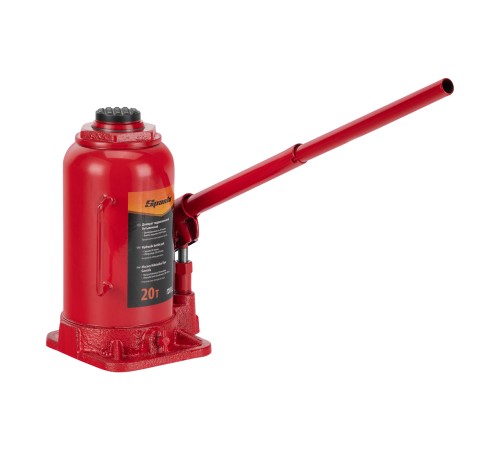 Домкрат гидравлический бутылочный, 20 т, h подъема 250-470 мм Sparta Домкрат гидравлический бутылочный, 20 т, h подъема 250-470 мм Sparta