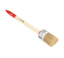 Кисть круглая, Профи №8 (35 мм) натуральная щетина, деревянная ручка MTX