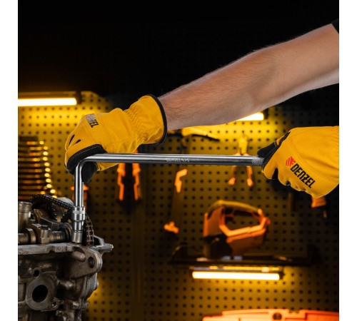 Вороток Г-образный, 375*100 мм, квадрат 1/2