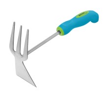 Мотыжка комбинированная, 70 х 290 мм, нержавеющая сталь, двухкомпонентная рукоятка, Premium Plus, Palisad