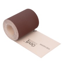 Шкурка на тканевой основе, KK18X W, зернистость 10Н(P 120) бобина 200 мм х 20 м, водостойкая, "БАЗ" Шкурка на тканевой основе, KK18X W, зернистость 10Н(P 120) бобина 200 мм х 20 м, водостойкая, "БАЗ"