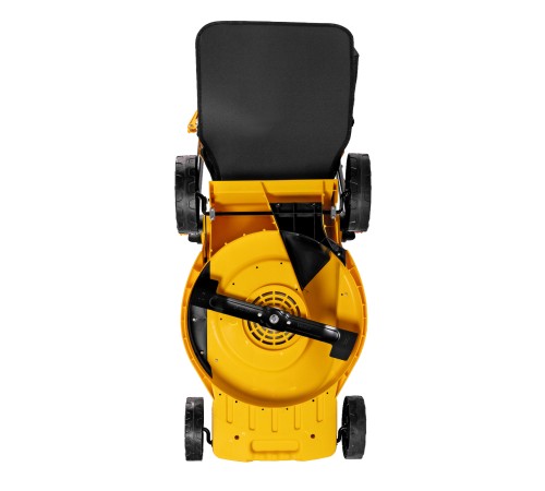 Газонокосилка электрическая GM-2000, 2000 Вт, ширина 43 см, 6 уровней, травосборник 45 л. Denzel