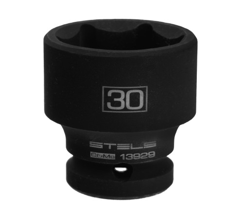 Головка ударная шестигранная, 30 мм, 1/2, CrMo Stels