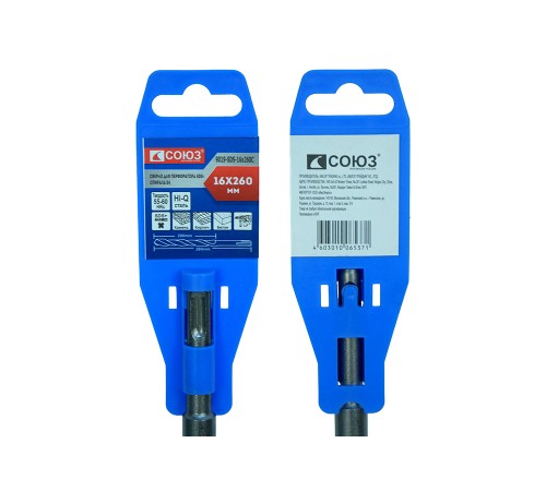 Бур SDS+ СОЮЗ 9019-SDS-16x260C Бур SDS+ СОЮЗ 9019-SDS-16x260C