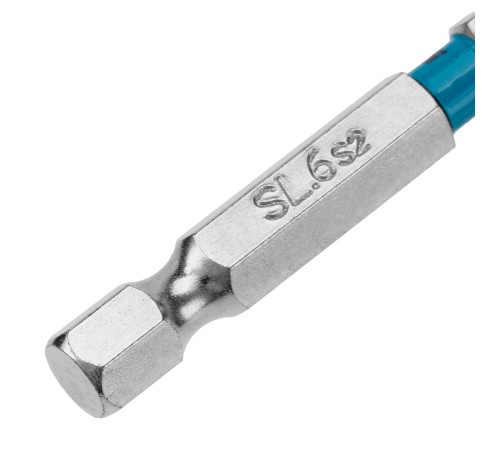 Бита SL6,0х50мм, сталь S2, шестигр., 10 шт. Gross