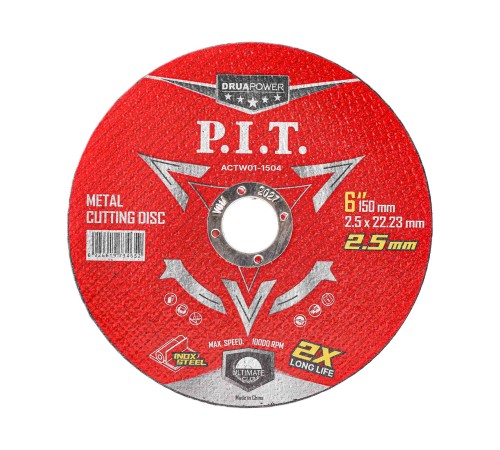 Диск отрезной по металлу P.I.T. ACTW01-1504