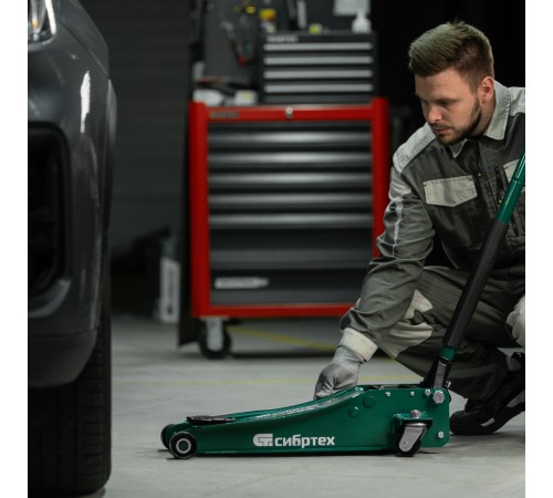 Домкрат подкатной гидравлический 3т 85-490 мм, 50850