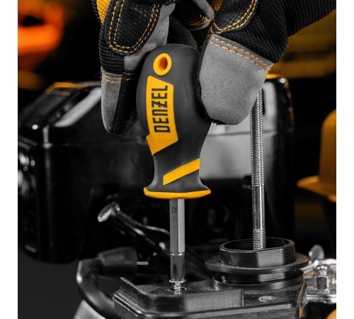 Набор инструментов, 1/2", 1/4", CrV, S2, пластиковый кейс, 122 предмета Denzel