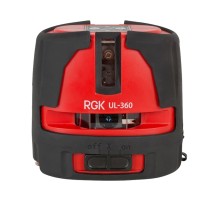 Комплект: лазерный уровень RGK UL-360 + штатив приемник рейка платформа