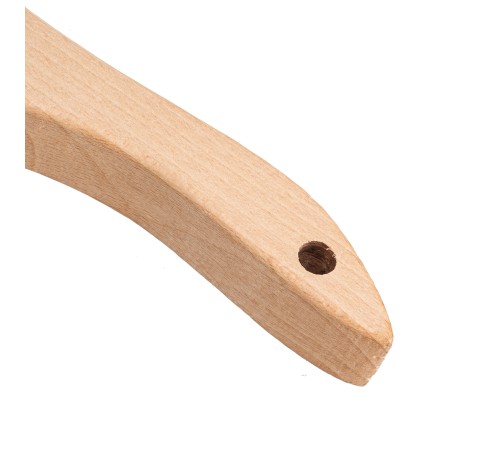 Щетка зачистная 4-х рядная, прямая проволока из нержавеющей стали с деревянной ручкой, EFP// Denzel