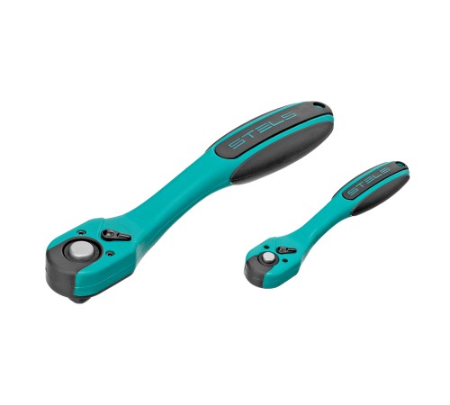 Набор инструментов, 1/2", 1/4", CrV, 12 гранные головки, пластиковый кейс, 76 предметов Stels