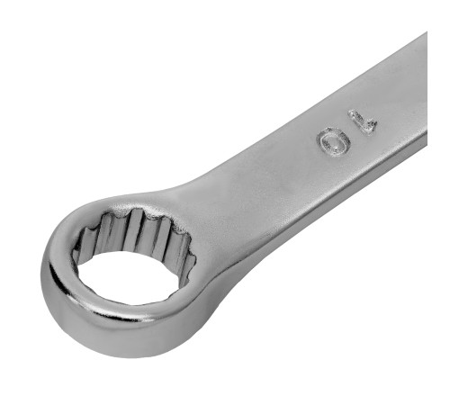 Ключ комбинированный, 10 мм, CrV, матовый хром Stels