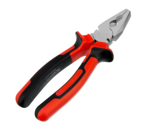 Плоскогубцы Nickel, никелированные 200 мм, двухкомпонентные рукоятки Matrix