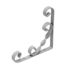 Кронштейн декоративный, 150 х 150 мм, белый Сибртех