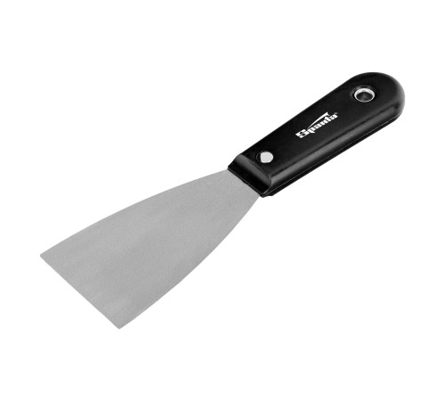 Шпательная лопатка стальная, 63 мм, полированная, пластмассовая ручка Sparta