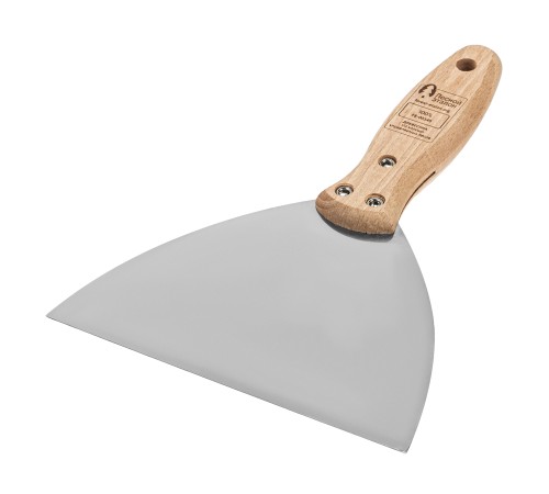 Шпательная лопатка из нержавеющей стали, 150 мм, буковая рукоятка, EFP Matrix Шпательная лопатка из нержавеющей стали, 150 мм, буковая рукоятка, EFP Matrix