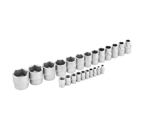 Набор инструментов, 1/2", 1/4", пластиковый кейс 76 предметов MTX